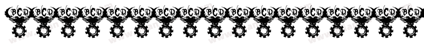 TEK HED ANGRY Regula字体转换